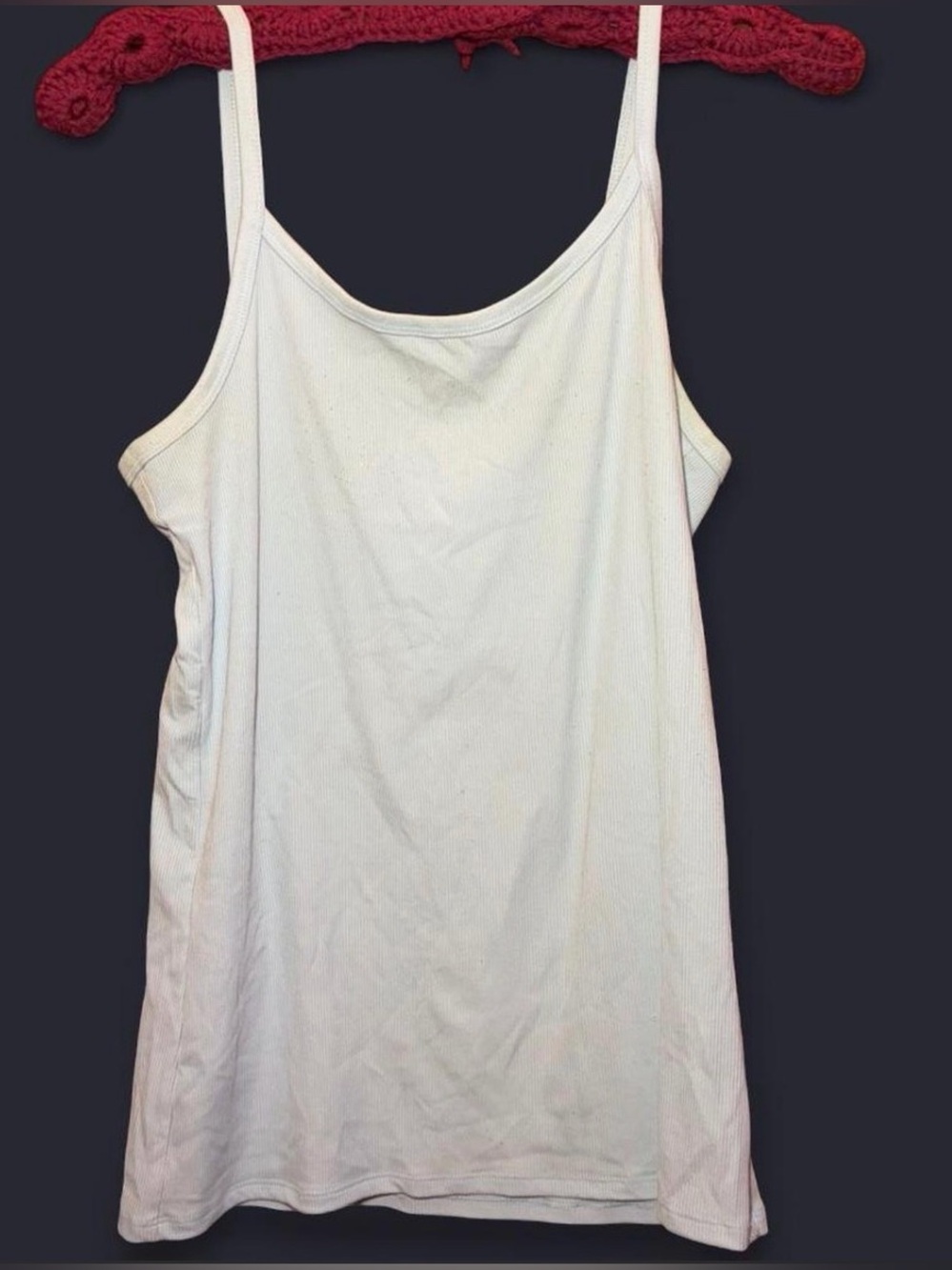 No Boundaries Light Blue Ribbed Spaghetti Strap Camisole